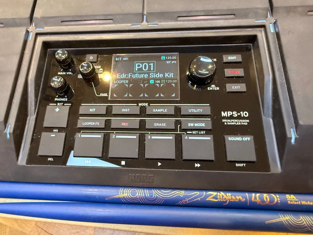 korg mps10 드럼머신 퍼커션 전자드럼 이미지