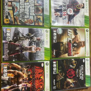 xbox360 타이틀 6장일괄