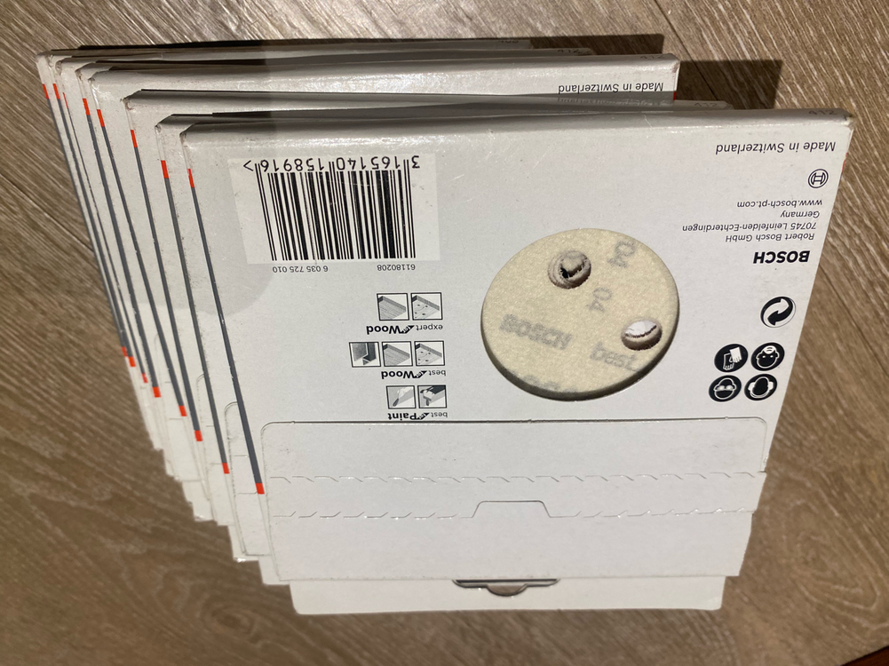 샌딩 페이퍼 125mm 입니다.(절충가능-16개 일괄)--3