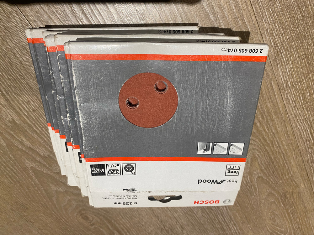 샌딩 페이퍼 125mm 입니다.(절충가능-16개 일괄)--4