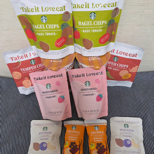 스타벅스 간식 미개봉 판매해요 날짜 넉넉해요