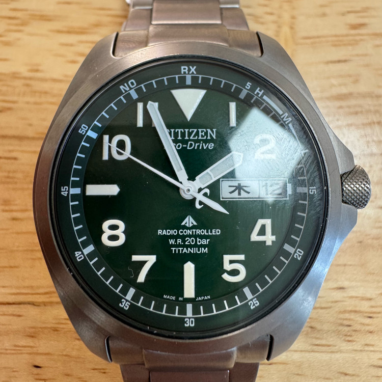 시티즌 풀 티타늄 필드워치 [PMD56] 국민칠판 쿼츠 (A+급)--1