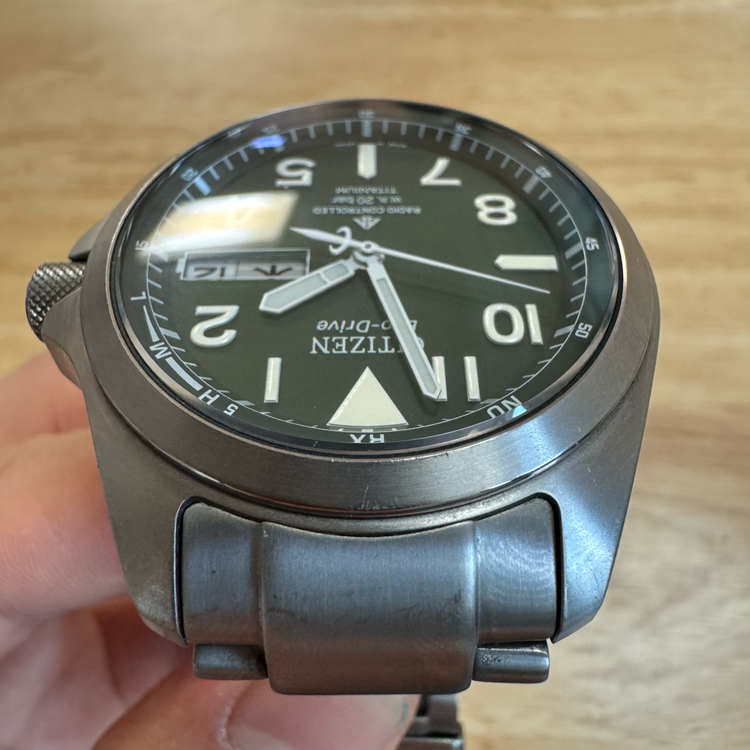 시티즌 풀 티타늄 필드워치 [PMD56] 국민칠판 쿼츠 (A+급)--6