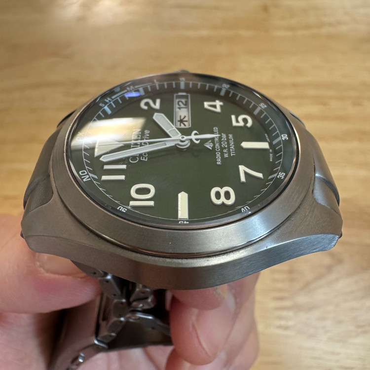 시티즌 풀 티타늄 필드워치 [PMD56] 국민칠판 쿼츠 (A+급)--7