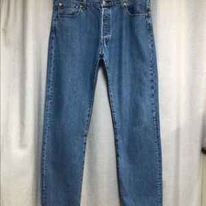 리바이스 501 스트레이트 핏 데님 W36