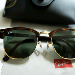 레이벤 클럽마스터 rb3066 51ㅁ21 사이즈 선글라스 팝니다.