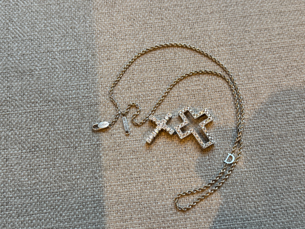 18k 다미아니 벨에포크 라지 목걸이--1