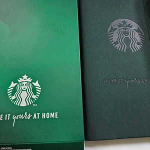 스타벅스 앳홈 노트 새상품 3개