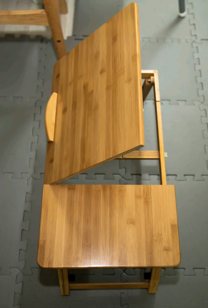 좌식 원목 접이식 노트북 테이블 판매합니다.--4