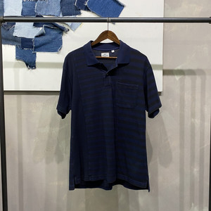 (105) 유니클로 엔지니어드가먼츠 스트라이프 반팔 카라티