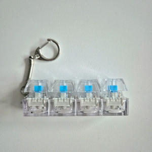 4구 클릭커 키링(LED X)
