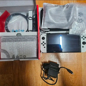 휴대용 게임기 OLED 화이트 세트