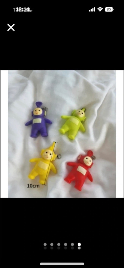 텔레토비 키링 피규어 세트 새상품 만원 이미지