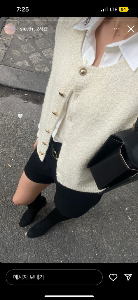 시에 SIE 보니 부클레 가디건--4