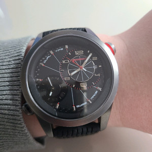 스위스 피렐리 듀얼타임(오토+쿼츠) 시계