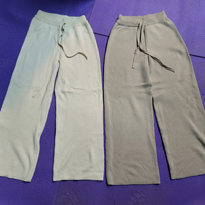 (새옷)니트 와이드 팬츠 2벌 1만원 M~L