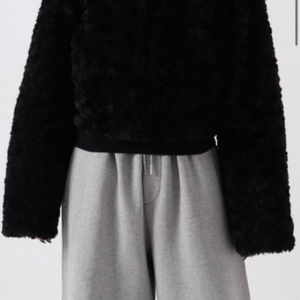 트리밍버드 퍼 후드집업