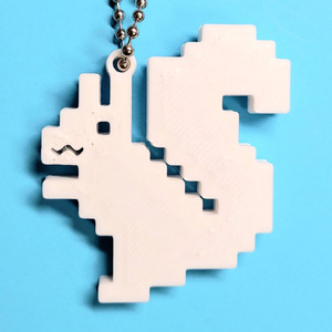 다람쥐 8비트 키링 키체인