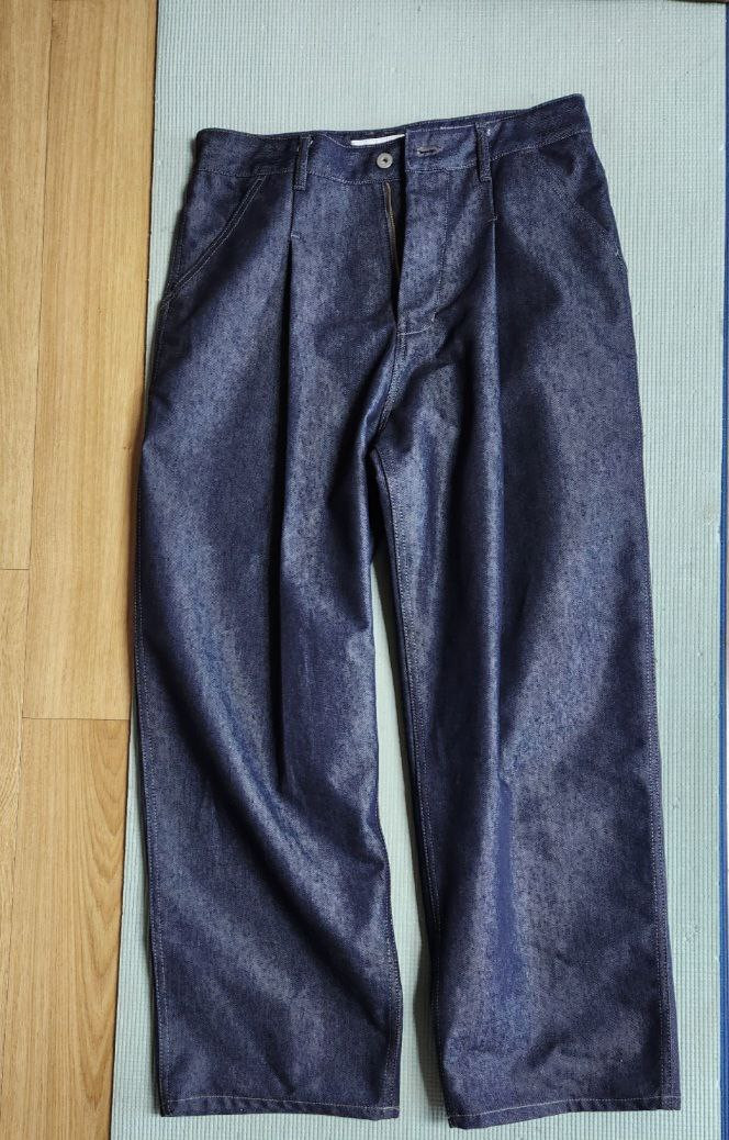 제로(XERO)브랜드 데님팬츠 (클린 딥 원 턱 데님 팬츠 [인디고] size L홀리선/자라/인더로우/카키스 이미지