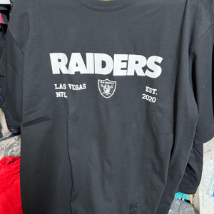라스베이거스 레이더스 티셔츠 (전면부 로고, 후면부 없음)