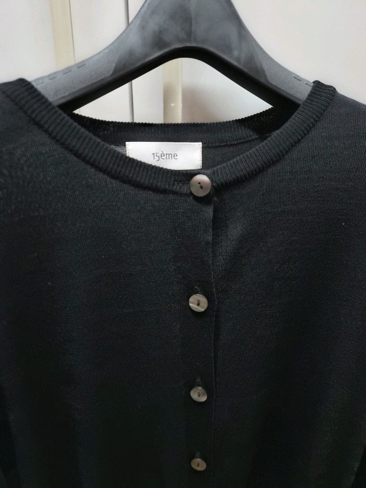 피프틴엠 블랙 가디건 스몰 이미지