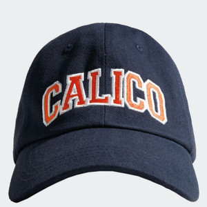 칼리코 볼캡 모자