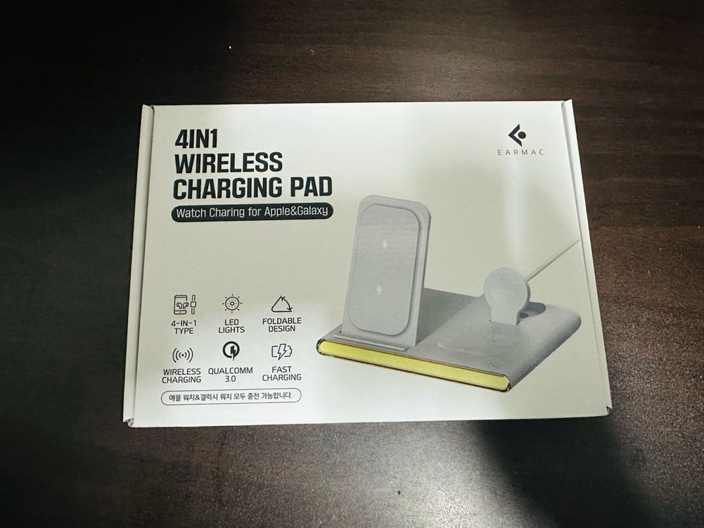 이어맥 무드등 무선충전패드 4in1 멀티 이미지