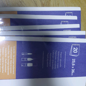 캔손 몽발 수채화 패드 5권 새제품