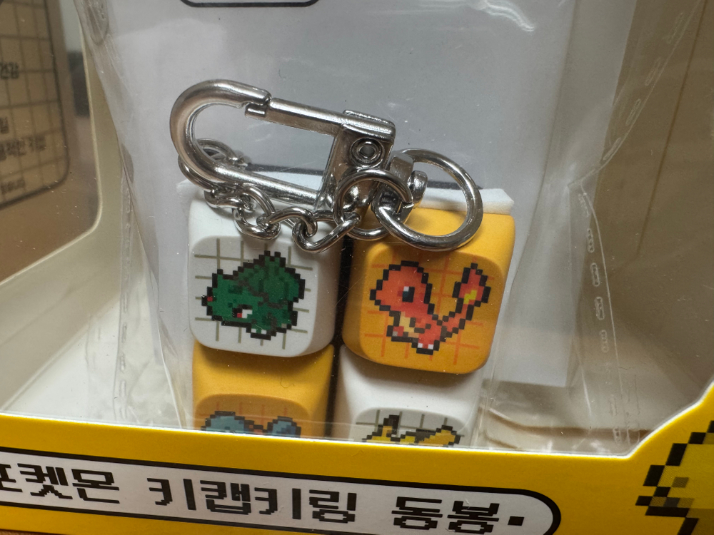 포켓몬 CU 키캡 2종 세트 미개봉 신품--2