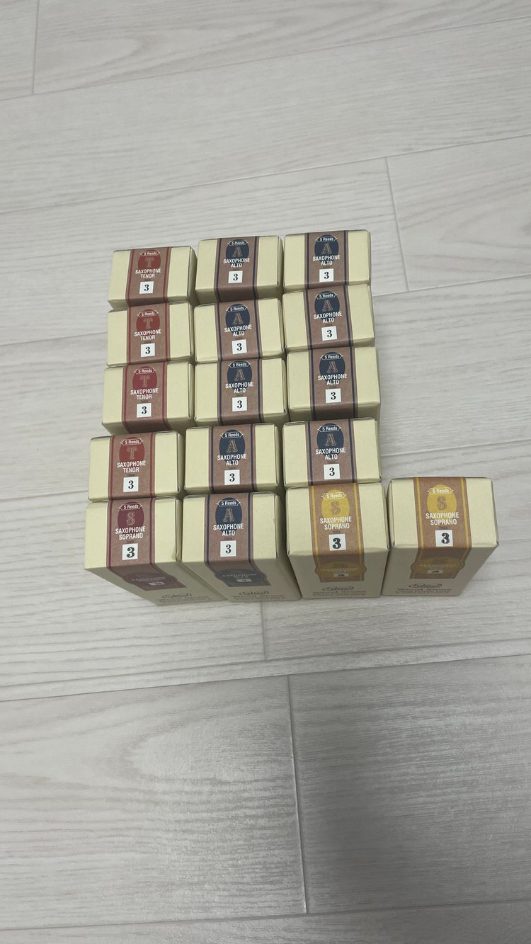 색소폰 이시모리 리드 3호 알토9 / 테너5 / 소프2 일괄 판매 이미지