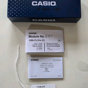 카시오 F91W 전자시계