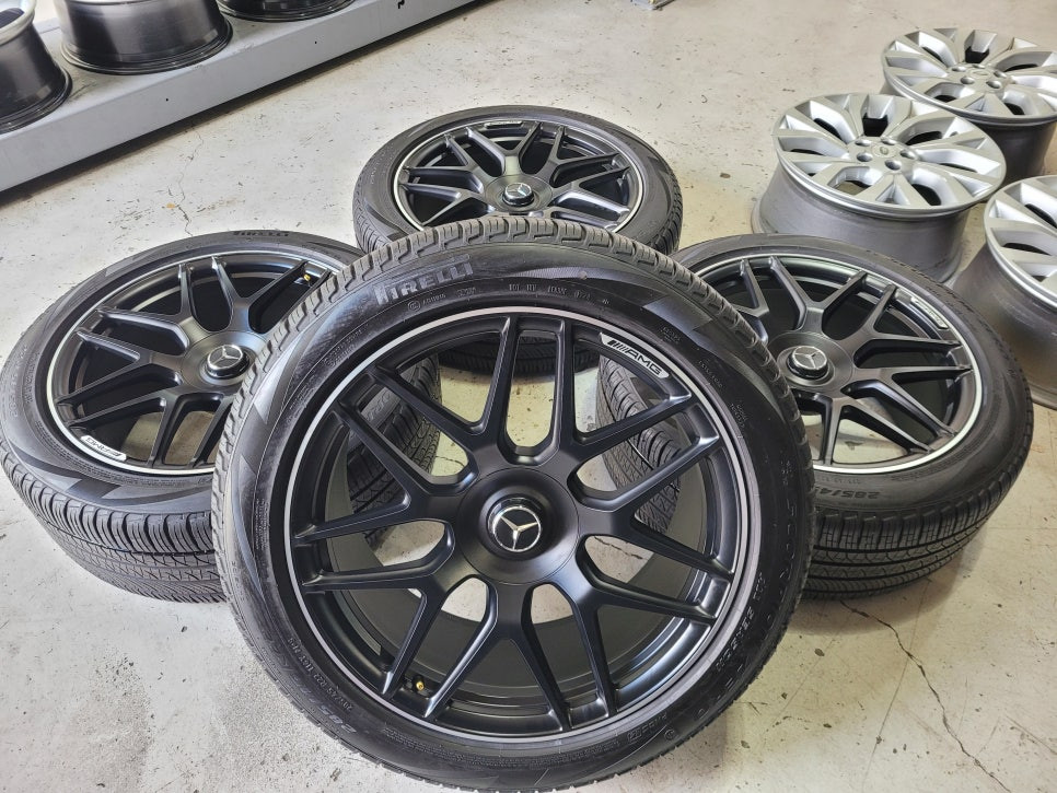 벤츠G바겐 G63AMG 퍼포먼스 에디션 22인치 순정품휠타이어 한대분 이미지