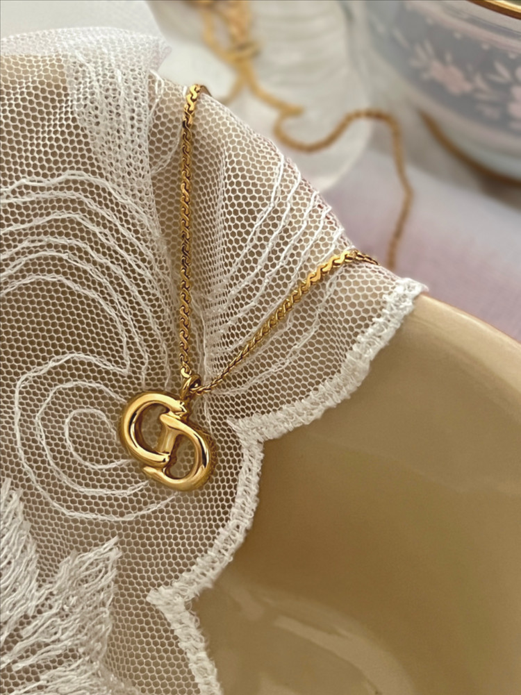 디올 CD로고 목걸이 / 정품감정,케어--2