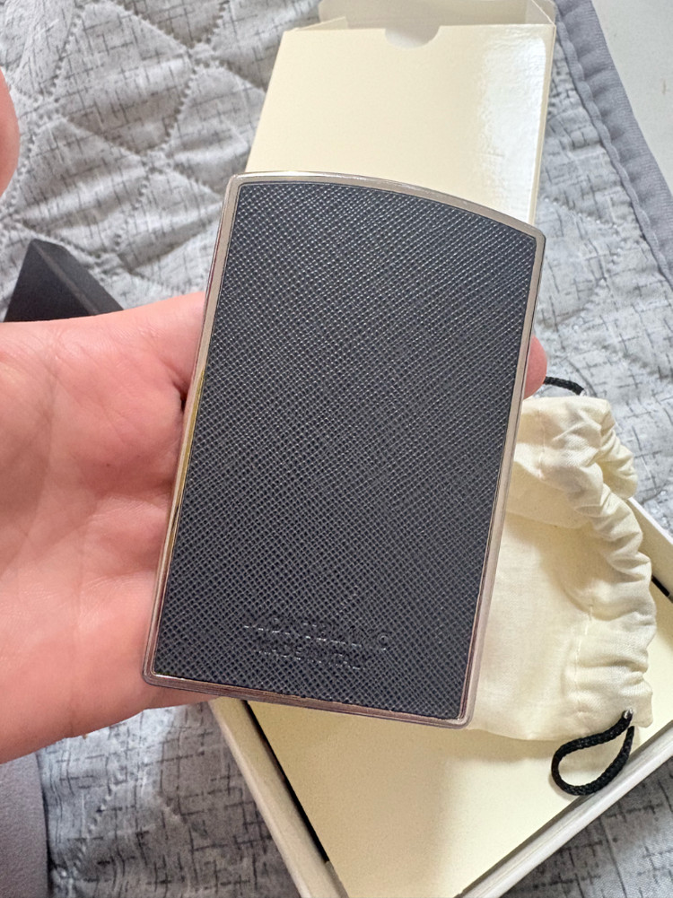 (풀박스/정품) 몽블랑 사토리얼 하드쉘 카드홀더/명함지갑--2