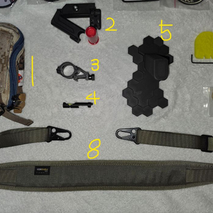 에솦 불용품 잡동사니 / 슬링, 파우치, 거치대 등/각개또는 전체일괄 택포가 이미지