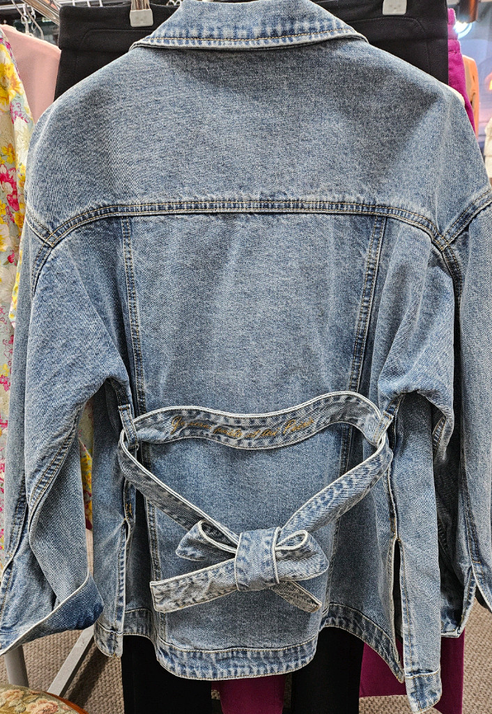 alto 데님 트임 청자켓--3