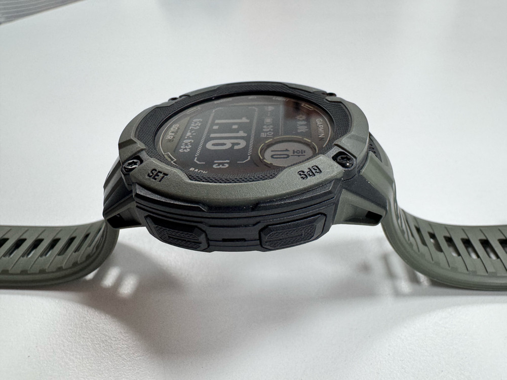 가민 인스팅트 2X 솔라 모스 아웃도어 GPS 스마트워치--3