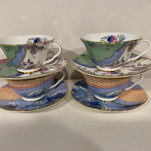 웨지우드 버터플라이 블룸 티잔