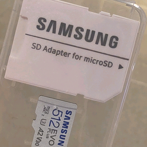 마이크로SD카드 512GB + SD 어댑터