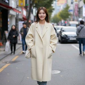 [새옷] 여성 캐주얼 롱코트 44(xs)~55(s)사이즈