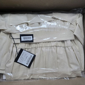 [판매완료]한섬 타임 벨티드 트렌치코트 55