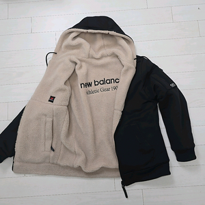 뉴발란스 양털 후리스 리시버블 후드집업 95