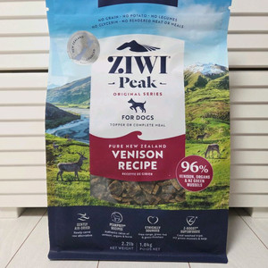 강아지 사료 지위픽 독 에어드라이 사슴고기 1kg