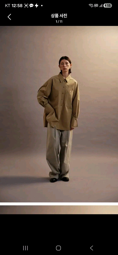 에토스 커프스 셔츠 이미지