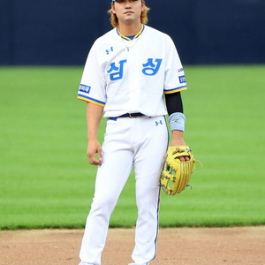 삼성라이온즈 언더아머 한글올드 모자 이미지