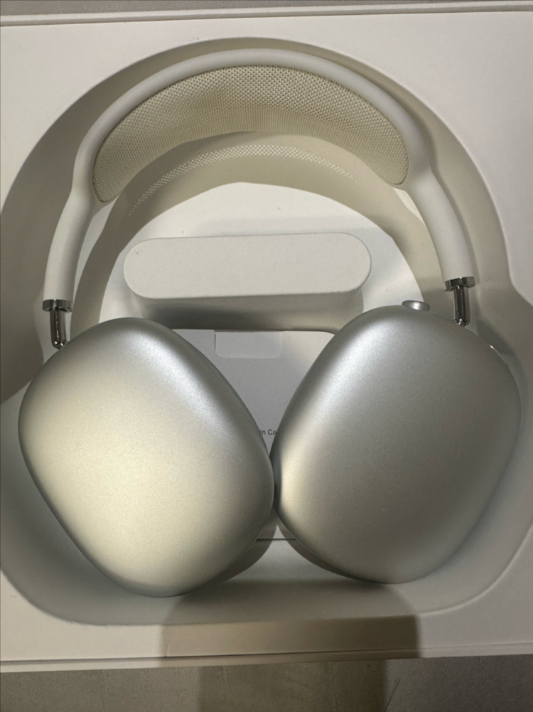 애플 에어팟 맥스 실버 풀박스 / 상태좋음--1