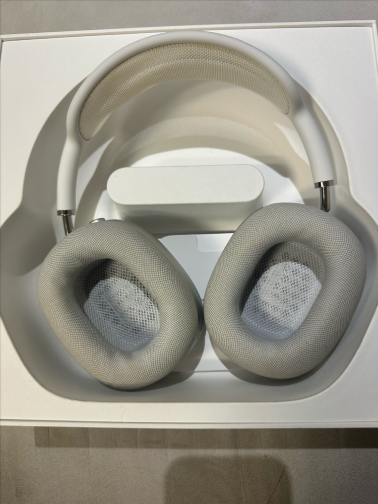 애플 에어팟 맥스 실버 풀박스 / 상태좋음--5