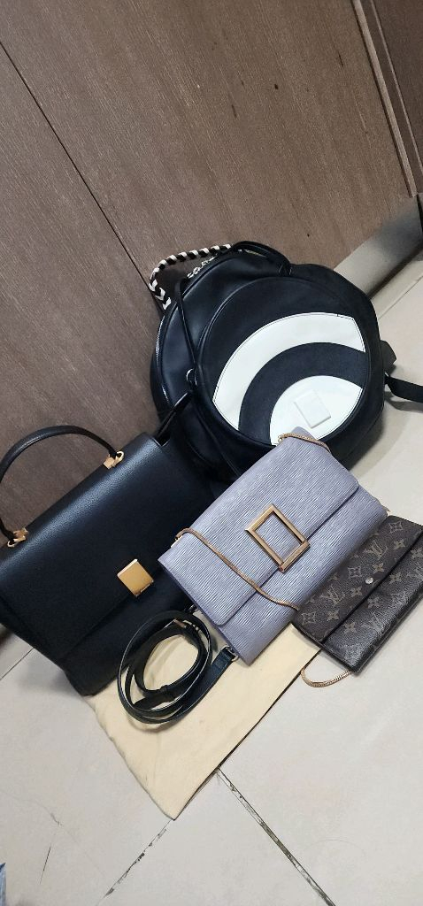 쿠론 탑핸들 숄더백--1