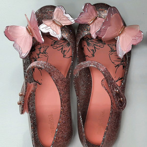 미니멜리사 버터플라이 usa 12 핑크 여아 구두 190사이즈 거의 새상품 gs25 반값택배비 포함 33000원