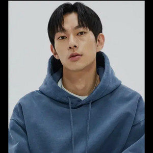 소버먼트 980G 피그먼트 컷 후드-미드나잇 블루- M사이즈